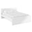 Naiah Double Bed 4ft6 - White High Gloss - Optional Storage Drawers - The Furniture Mega Store 