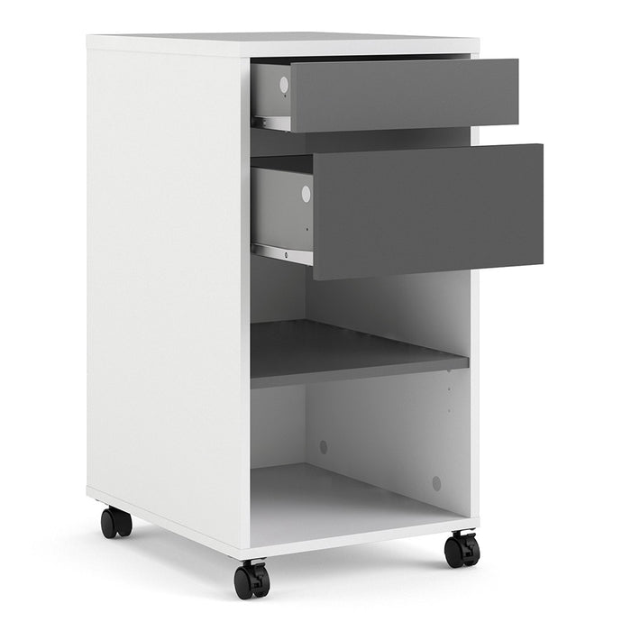 Function Plus Mobile file cabinet 2 drawers + 1 shelf - The Furniture Mega Store 