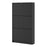 Shoe Cabinet 3 Compartments in Black - The Furniture Mega Store 