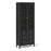 Barcelona 2 Door 3 Drawer Glazed Display Cabinet - Matt Black - The Furniture Mega Store 