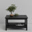Barcelona Coffee Table - Matt Black - The Furniture Mega Store 