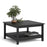 Barcelona Coffee Table - Matt Black - The Furniture Mega Store 