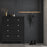 Madrid 3+2 Chest Of Drawers - Matt Black - The Furniture Mega Store 