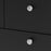 Madrid 3+2 Chest Of Drawers - Matt Black - The Furniture Mega Store 