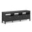 Madrid 3 drawer Tv Unit 151cm - Matt Black - The Furniture Mega Store 