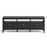 Madrid 3 drawer Tv Unit 151cm - Matt Black - The Furniture Mega Store 