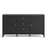 Madrid 2 Door 3 Drawer Large Sideboard - Matt Black - The Furniture Mega Store 
