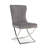 Gabriella Deep-Buttoned Back Grey Velvet Dining Chairs - Set Of 2 - The Furniture Mega Store 