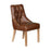 Stanton Buttoned Vintage Leather Dining Chair - Choice Of Leathers & Legs - The Furniture Mega Store 