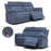 Baxley Power Recliner 3 & 2 Seater Sofa Set + Intergrated Usb Charging Ports - Choice Of Fabrics - The Furniture Mega Store 