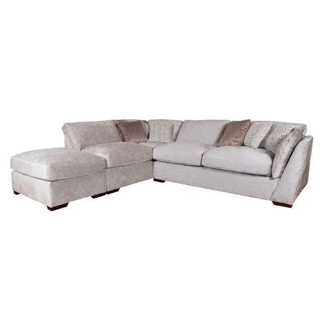 Phoenix Fabric Corner Sofa Collection - Choice Of Sizes, Fabrics & Feet - The Furniture Mega Store 