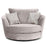 Vesper Fabric Swivel Chair - Choice Of Fabrics - The Furniture Mega Store 