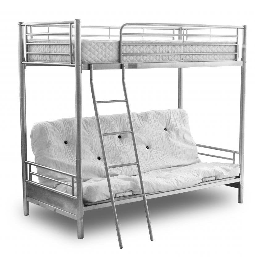 Alaska Triple Sleeper Futon Bunk Bed - The Furniture Mega Store 