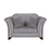 Vesper Fabric Armchair & Love Chair Collection - Choice Of Fabrics & Feet - The Furniture Mega Store 