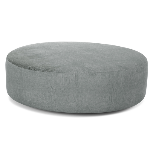 Vesper Collection Round Accent Footstool - Choice Of Fabrics - The Furniture Mega Store 