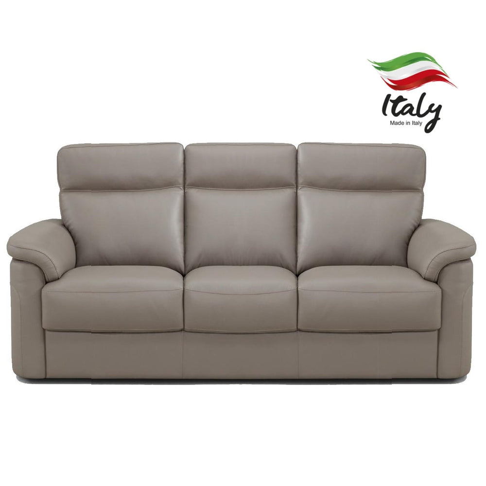 Argenta Italian Leather Sofa & Chair Collection - Standard Sofa Or Power Recliner - The Furniture Mega Store 