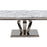 Arturo Grey Marble Top Coffee Table - The Furniture Mega Store 