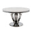 Arturo Round Cream Marble Top Dining Table - The Furniture Mega Store 