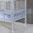 Ashbrooke 3FT Bunk Bed - Grey - The Furniture Mega Store 