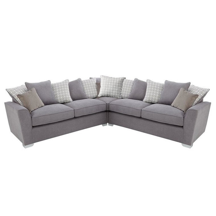 Atlantis Fabric Corner Sofa - Choice Of Sizes, Fabrics & Feet - The Furniture Mega Store 