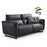 Milano Luxury Italian Leather Sofa Collection - Various Options - The Furniture Mega Store 