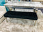 Black Velvet Tufted Dining Bench With Chrome Legs - 140cm - The Furniture Mega Store 