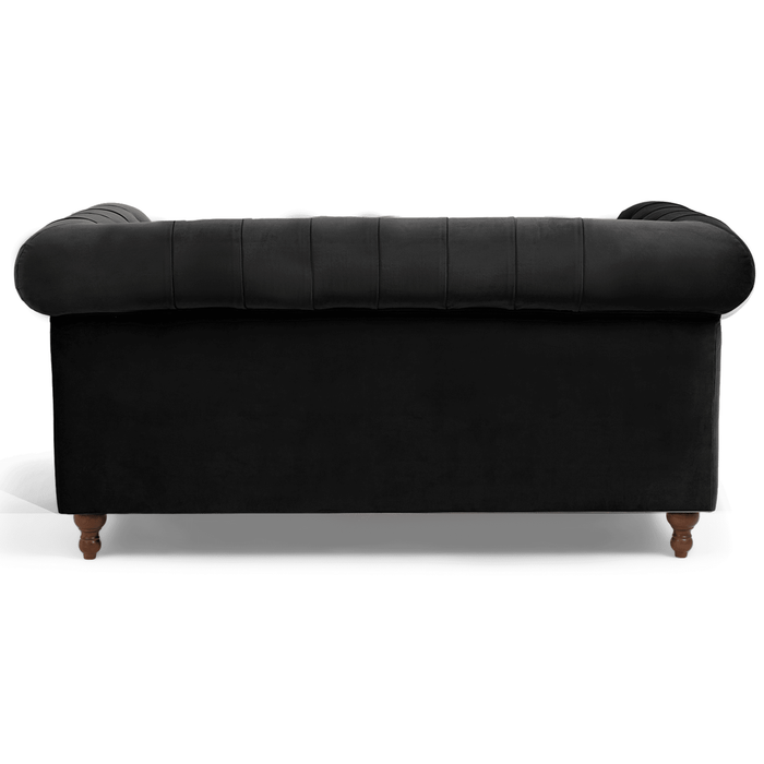 Eleanor Plush Velvet Chesterfield Sofa & Chair Collection - Choice Of Colours - The Furniture Mega Store 