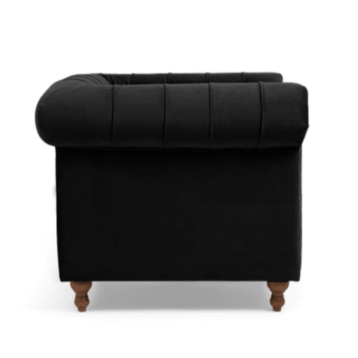 Eleanor Plush Velvet Chesterfield Sofa & Chair Collection - Choice Of Colours - The Furniture Mega Store 