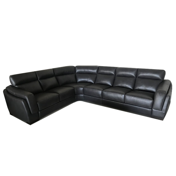 Top grain leather sectional clearance deals
