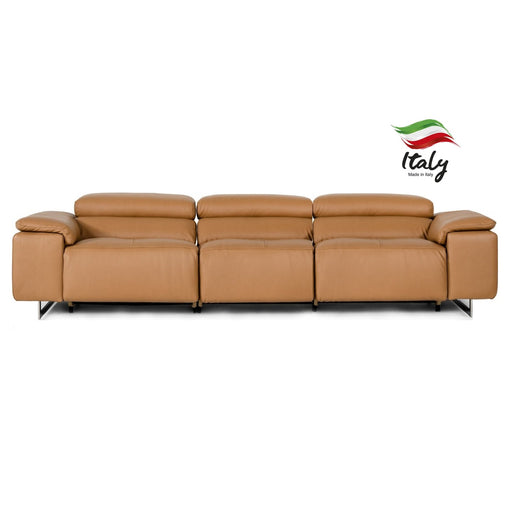 Blossom Italian Leather Power Recliner Sofa Collection - Various Options - The Furniture Mega Store 