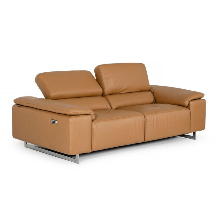 Blossom Italian Leather Power Recliner Sofa Collection - Various Options - The Furniture Mega Store 