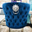 Valentino Lion Head Deep Tufted Velvet Dining Chairs - Set Of 2 - Choice Of Colours - The Furniture Mega Store 