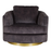 Bond Swivel Chair - Choice Of Fabrics & Chrome Or Gold Base - The Furniture Mega Store 