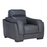 Brindisi Italian Leather Armchair - Choice Of Leathers & Feet - The Furniture Mega Store 
