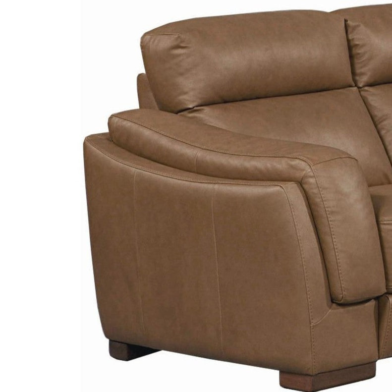 Brindisi Top Grain Italian Leather Corner Sofa Choice Of Sizes