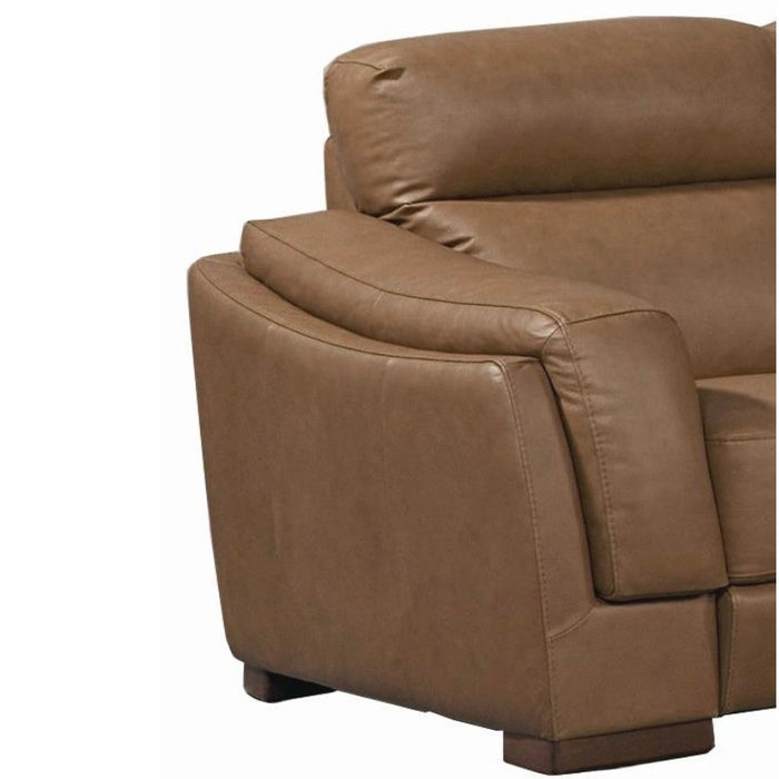 Brindisi Italian Leather Armchair - Choice Of Leathers & Feet - The Furniture Mega Store 