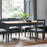 Bronte Storm Extending Dining Table - The Furniture Mega Store 