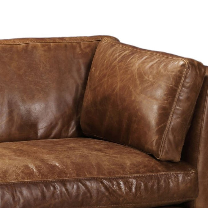 Groucho Vintage Leather Sofa & Chair Collection - The Furniture Mega Store 