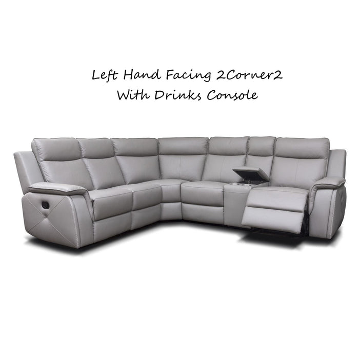 Clayton Leather Modular Recliner Sofa & Chair Collection - Choice Of Colours - The Furniture Mega Store 