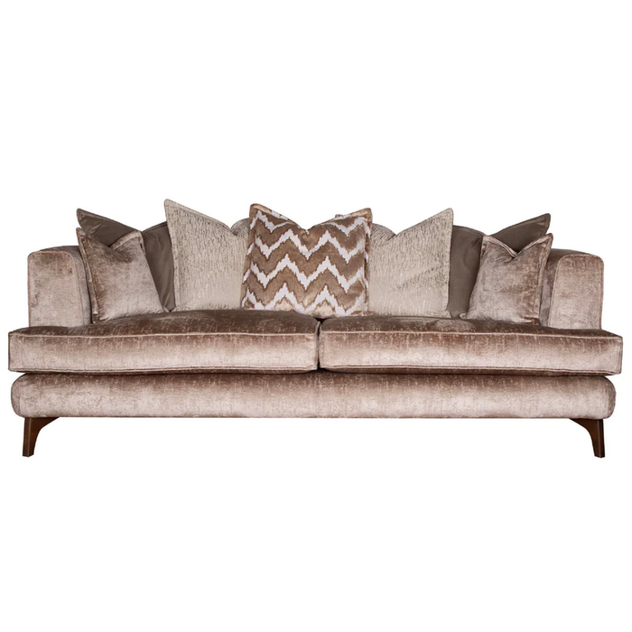 Cancun Fabric Sofa Collection - Scatter or Standard Back & Choice Of Fabrics - The Furniture Mega Store 