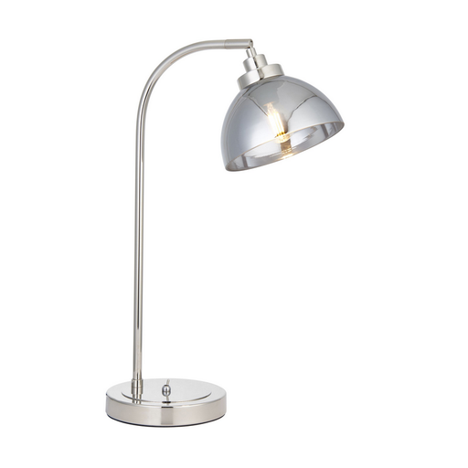 Caspa Nickel Table Lamp - The Furniture Mega Store 