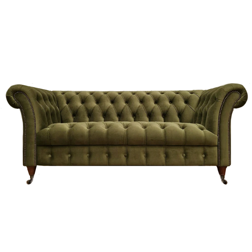 Westminster Buttoned Velvet Chesterfield Sofa Collection - The Furniture Mega Store 