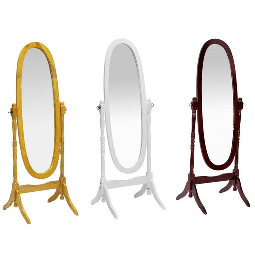 Vanessa Cheval Mirror - Choice of Colours - The Furniture Mega Store