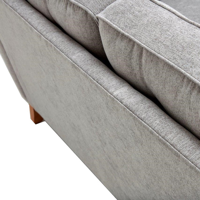 Chloe Fabric 3 + 2 Sofa Set - Grey - The Furniture Mega Store 