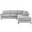 Varley Corner Sofa Collection - Choice Of Size's & Fabrics - The Furniture Mega Store 