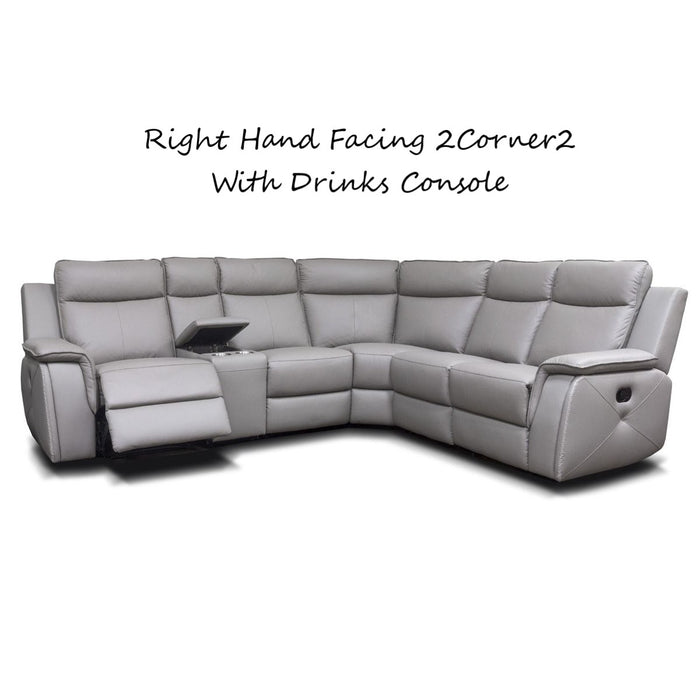 Clayton Leather Modular Recliner Sofa & Chair Collection - Choice Of Colours - The Furniture Mega Store 