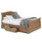 Chambery Natural Oak Bed - Choice Of Sizes - The Furniture Mega Store 