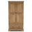 Chambery Natural Oak 2 Door 1 Drawer Wardrobe - The Furniture Mega Store 