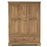 Chambery Natural Oak 3 Door 2 Drawer Wardrobe - The Furniture Mega Store 