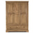 Chambery Natural Oak 3 Door 2 Drawer Wardrobe - The Furniture Mega Store 